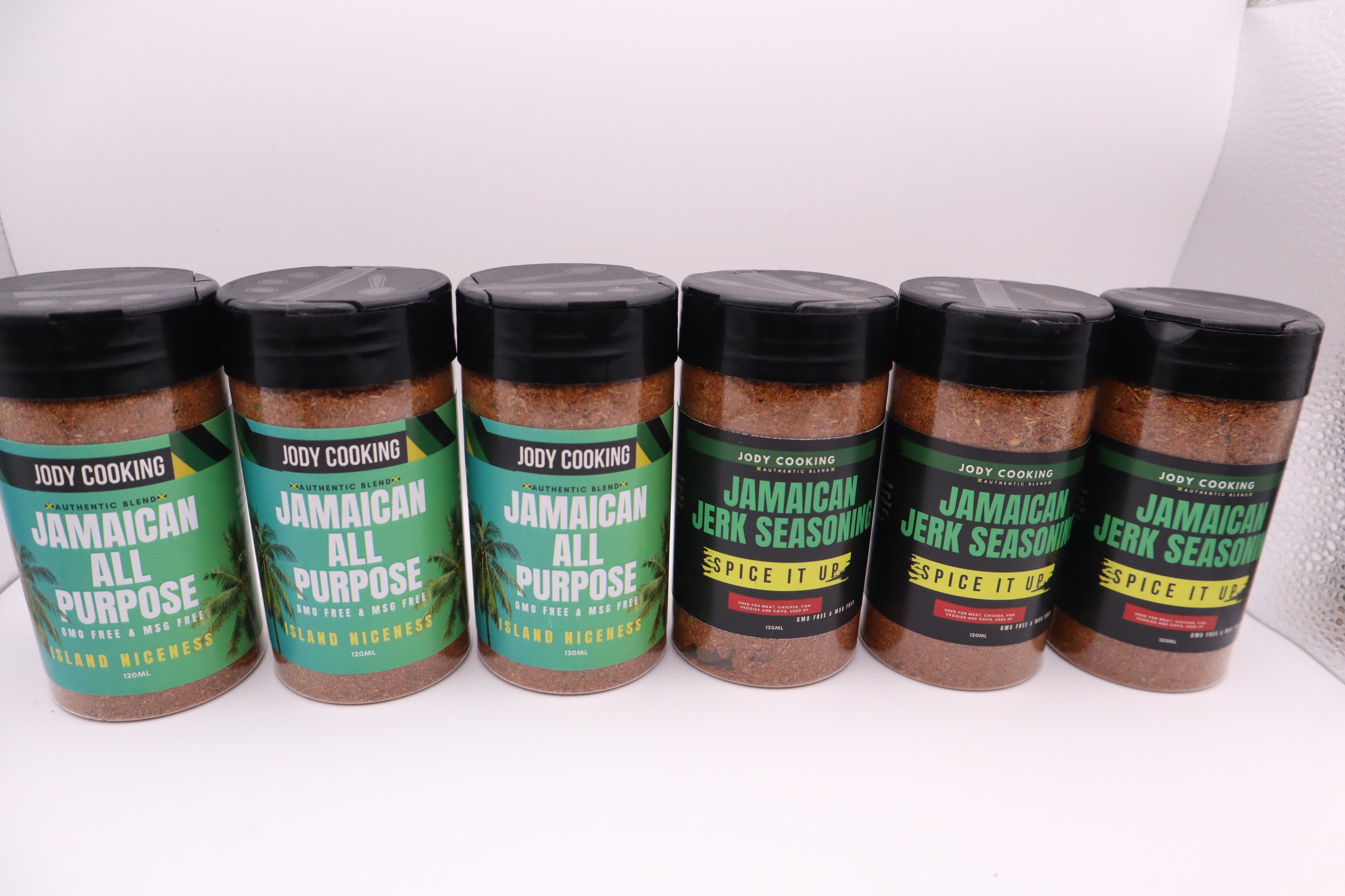 JERK SEASONING & ALL PURPOSE SEASONING 200ml (6Pack)