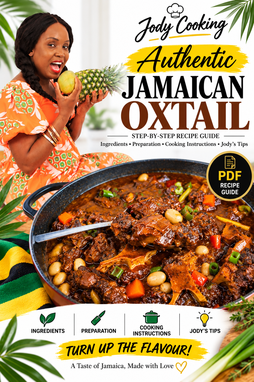 Jody Cooking: Authentic Jamaican Oxtail — Step-by-Step Recipe PDF